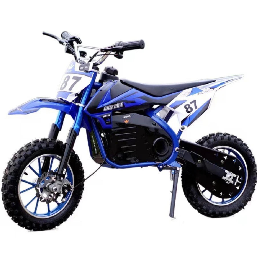 JMT-934474 500W/800W Electric Mini Pit Bike - 36V/48V Motocross Motor 3-Wheel Dirt Bike for Kids , Top Speed 27.9 mph