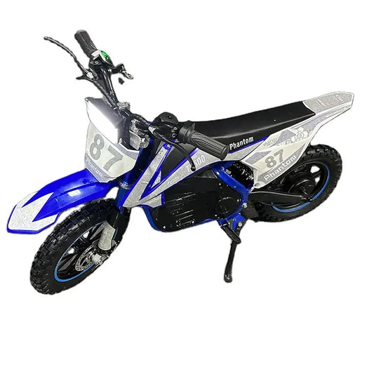 JMT-934474 500W/800W Electric Mini Pit Bike - 36V/48V Motocross Motor 3-Wheel Dirt Bike for Kids , Top Speed 27.9 mph