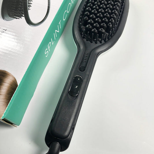 JMT-934538 Dual-Use Hair Straightening and Curling Comb with Tourmaline Ceramic Temperature Control
