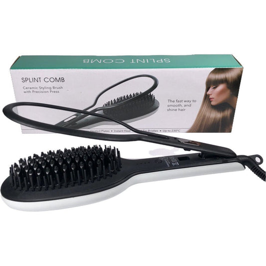 JMT-934538 Dual-Use Hair Straightening and Curling Comb with Tourmaline Ceramic Temperature Control