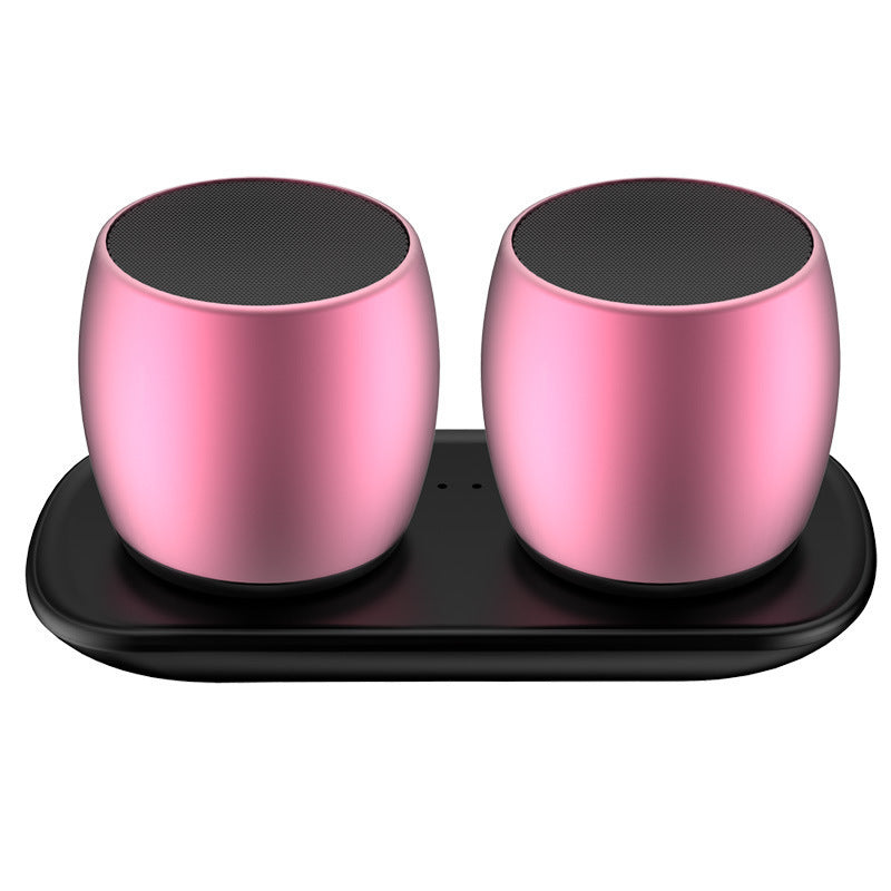 JMT-934730 Multifunctional Bluetooth Speaker with Magnetic Charging Base and Wireless Stereo Capability