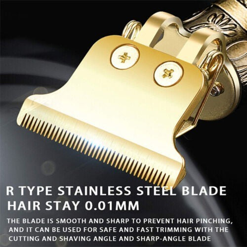 JMT-934794 Cordless Rechargeable Hair Clipper for Men with Washable Blades and LED Display