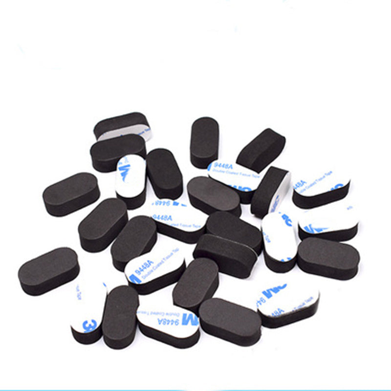 JMT-934858 M3 Cotton Tripod Sponge Pad Foot Post for Compatible Apple Devices - Black Sponge, Lightweight Design