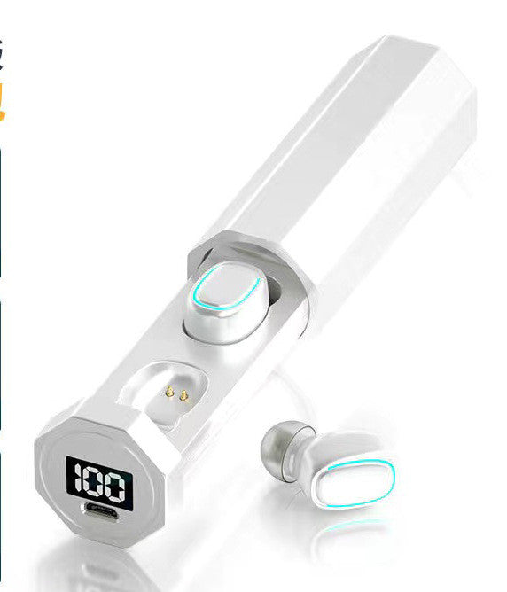 JMT-935050 Bluetooth Headset with Charging Case - 5-6 Hours Music Time, 4 Charging Cycles, Compact Design