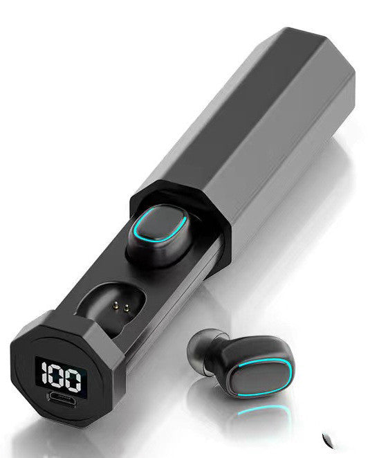 JMT-935050 Bluetooth Headset with Charging Case - 5-6 Hours Music Time, 4 Charging Cycles, Compact Design