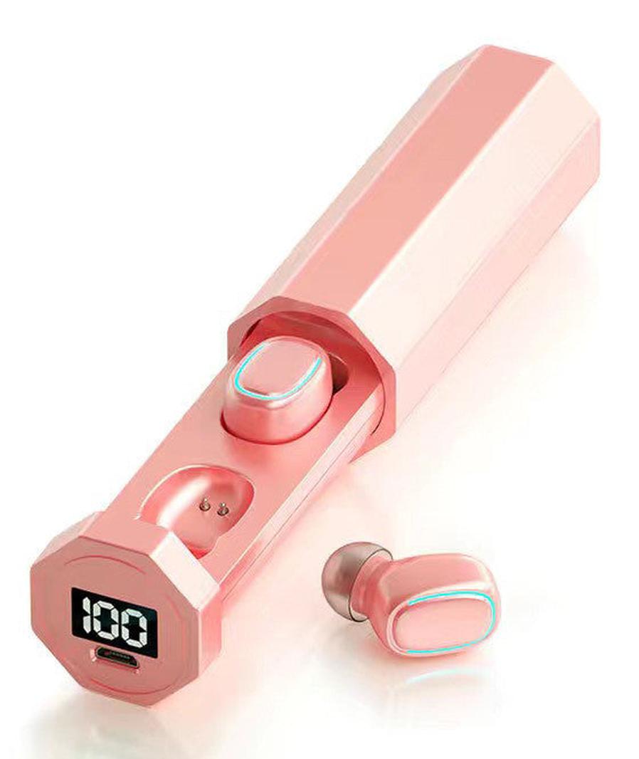 JMT-935050 Bluetooth Headset with Charging Case - 5-6 Hours Music Time, 4 Charging Cycles, Compact Design