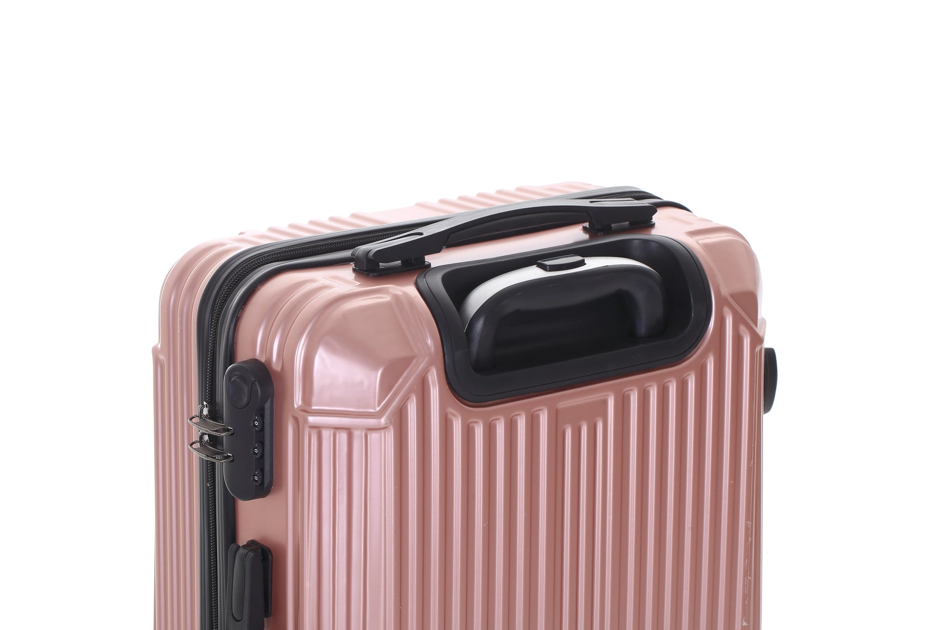 JMT-935754 Compact ABS Luggage Set with Hard Case and Cosmetic Handbag for Travel