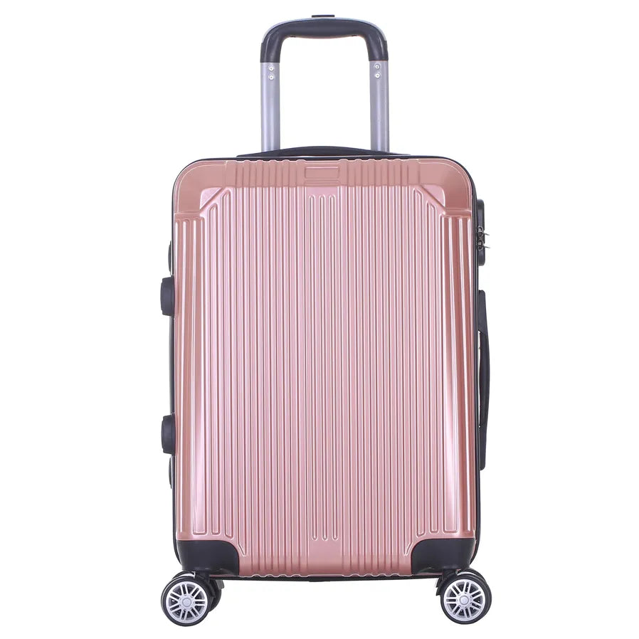 JMT-935754 Compact ABS Luggage Set with Hard Case and Cosmetic Handbag for Travel