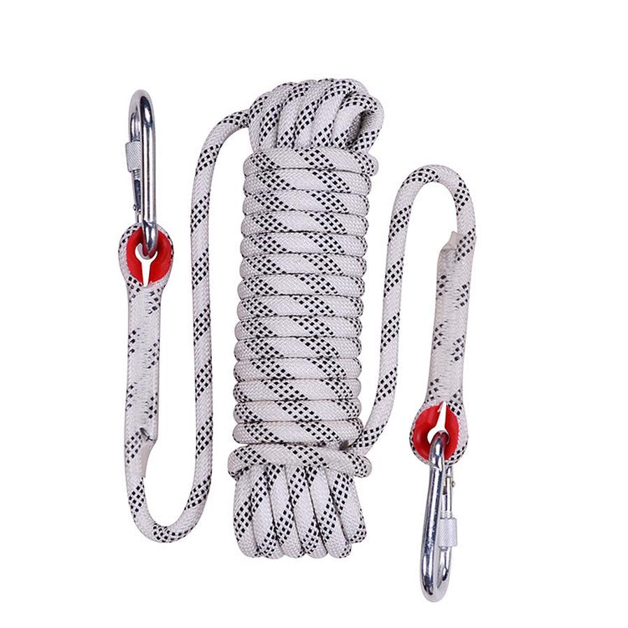 JMT-935754 Durable 10M Outdoor Climbing Rope for Rock Climbing and Adventure Activities