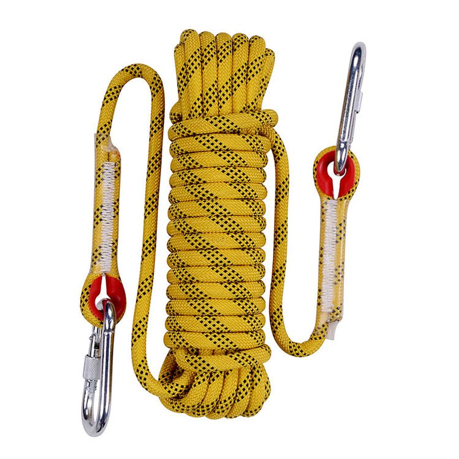 JMT-935754 Durable 10M Outdoor Climbing Rope for Rock Climbing and Adventure Activities