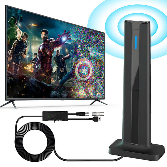 JMT-935882 Indoor HD Digital Television Antenna with Ground Receiver, Compact and Easy to Install