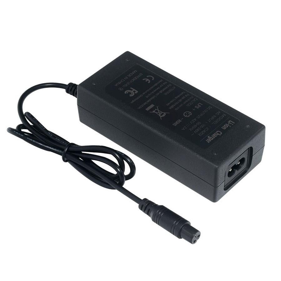 JMT-935882 Lithium Battery Charger for Electric Swing Cars and Balance Vehicles with Multiple Plug Options