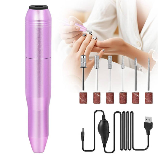 JMT-936010 Portable Electric Nail Drill for Manicure and Pedicure with 6 Bits