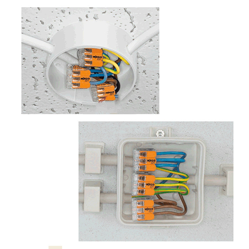 JMT-936010 WAGO Wire Connector, 32A, 450V, Flame-Retardant Shell, for Multi-Strand and Single-Strand Wires