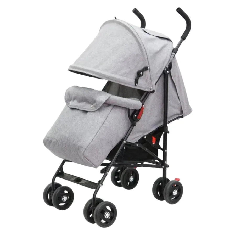 JMT-936714 Lightweight Durable Baby Stroller with Comfortable Mechanical Backrest - Available in Red, Purple, Green, and Gray