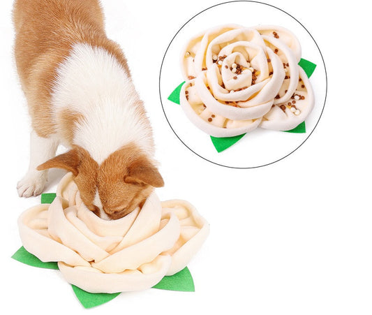 JMT-936842 Rose-Scented Polyester Chew Toy Pad for Food Training - 40x9 cm