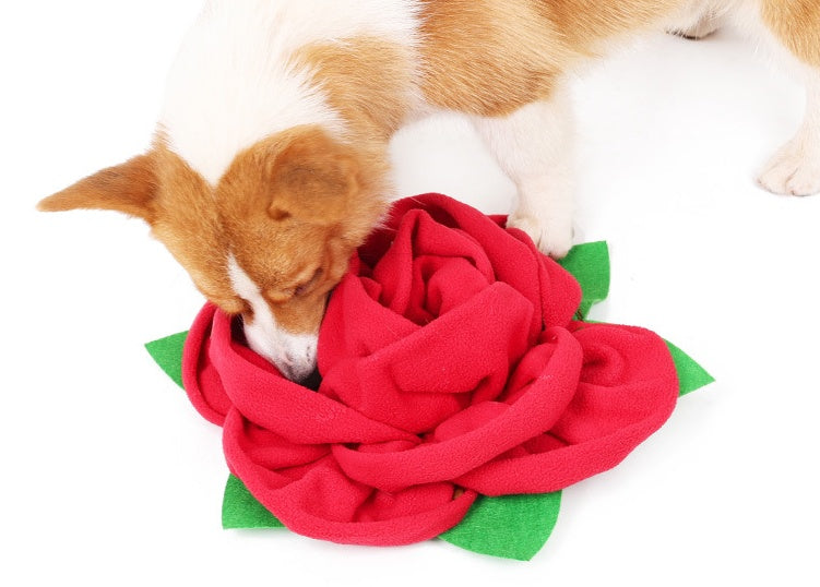 JMT-936842 Rose-Scented Polyester Chew Toy Pad for Food Training - 40x9 cm