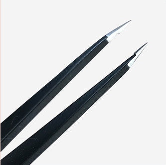 JMT-936842 Stainless Steel Eyebrow Trimming Clip Set in Black, Rose Red, and Silver Finishes