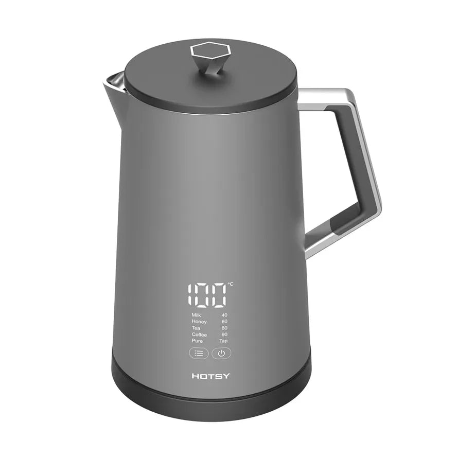 JMT-936970 Electric Kettle 2200W Double Layer 1.7L Stainless Steel with Digital Control