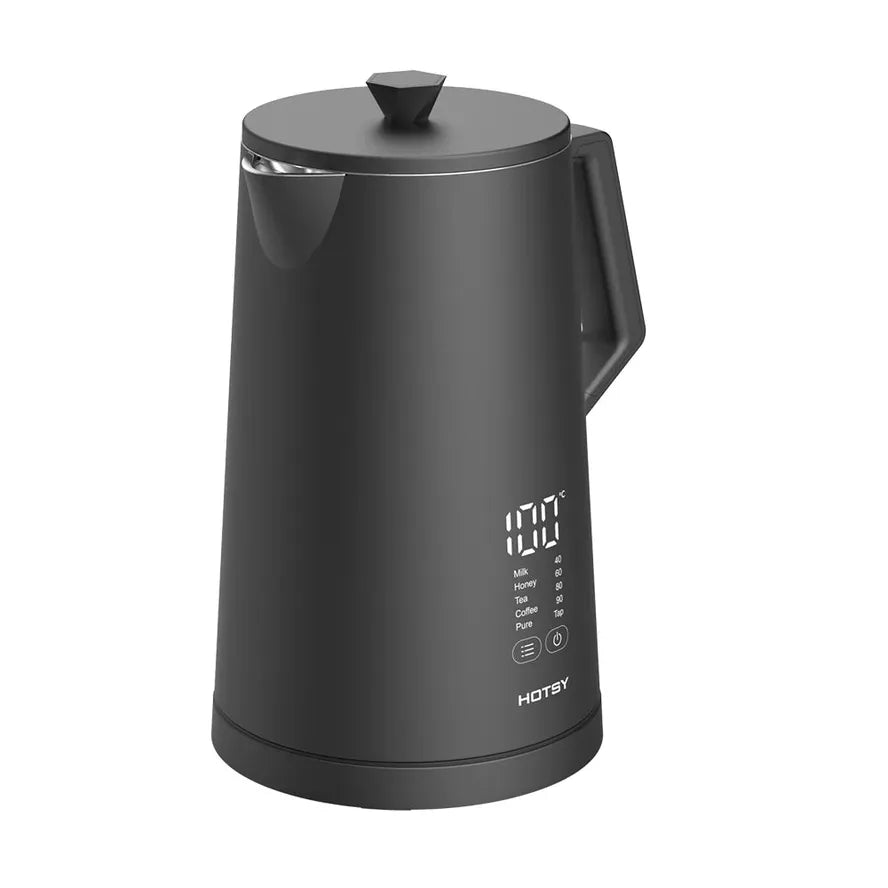 JMT-936970 Electric Kettle 2200W Double Layer 1.7L Stainless Steel with Digital Control