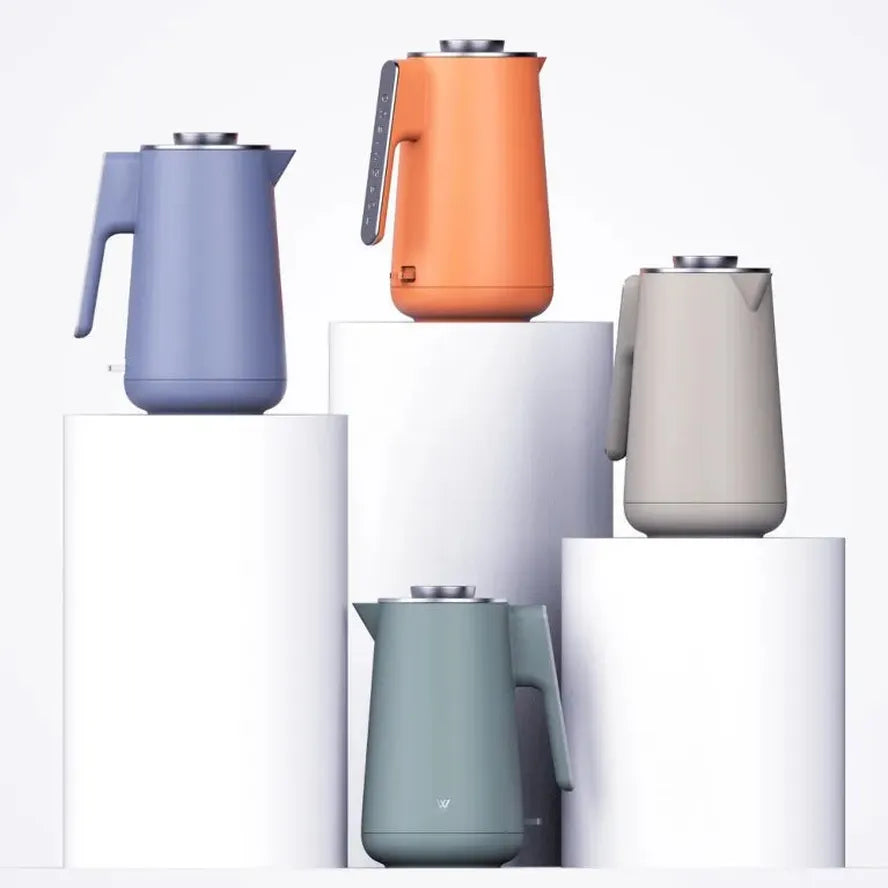 JMT-936970 Electric Kettle 2200W Double Layer 1.7L Stainless Steel with Digital Control