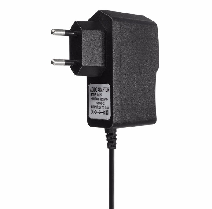 JMT-937034 EU Plug 5V 2.5A Micro USB Charger Power Supply with Safety Protection Features