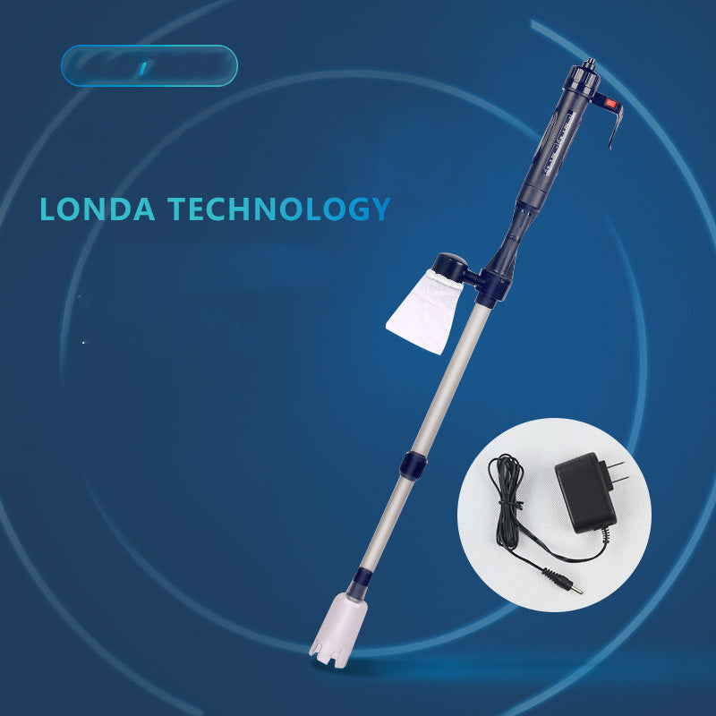 JMT-937034 Electric Aquarium Cleaning Siphon with Battery-Powered Suction for Safe and Easy Gravel Maintenance