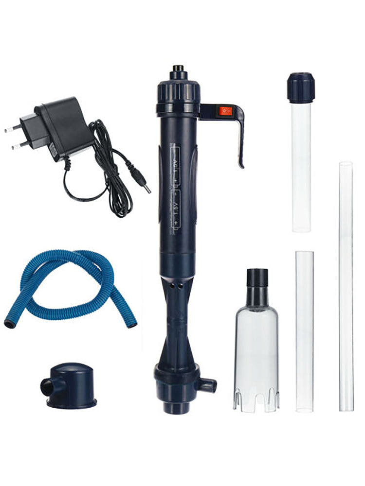 JMT-937034 Electric Aquarium Cleaning Siphon with Battery-Powered Suction for Safe and Easy Gravel Maintenance