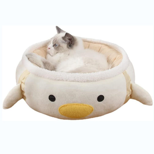 JMT-937162 Dinosaur and Chick Shaped Cat Bed - Versatile Hammock and Sofa for Small Cats and Dogs