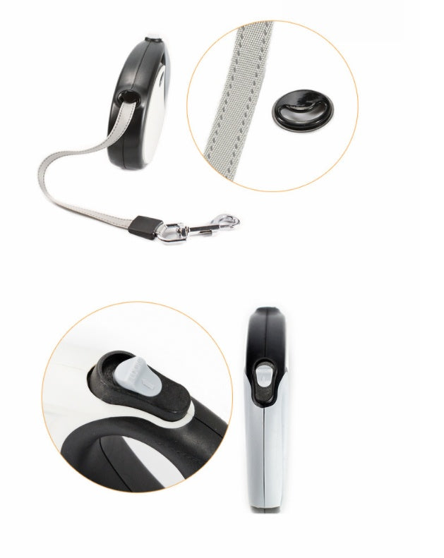 JMT-937354 Automatic Retractable Dog Leash with 5 Meter Traction for Medium Dogs