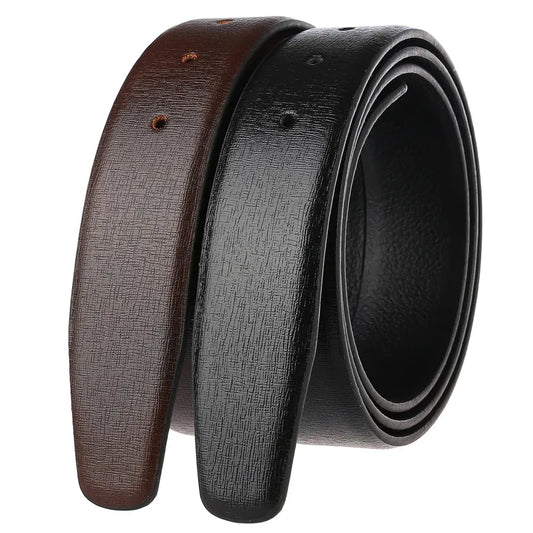 JMT-937610 Perforated Men's Needle Belt with Small Cross Pattern - Model LY34-348