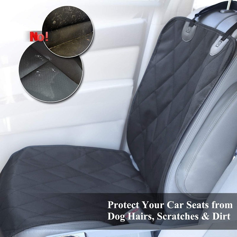 JMT-937866 Waterproof Oxford Seat Cover Protector for Front and Rear Car Seats - Anti-Scratch Cotton Mat for Pets