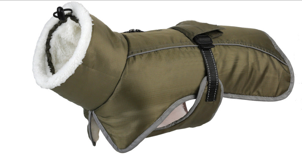 JMT-937930 Thick Warm Waterproof Cotton Coat for Dogs - Autumn and Winter Pet Clothing
