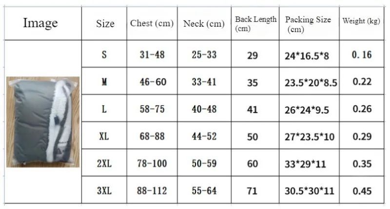 JMT-937930 Thick Warm Waterproof Cotton Coat for Dogs - Autumn and Winter Pet Clothing