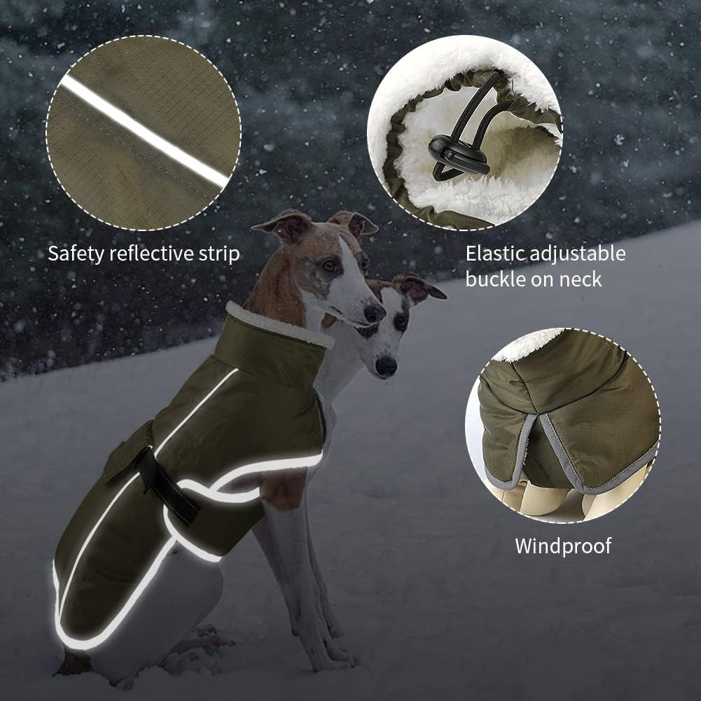 JMT-937930 Thick Warm Waterproof Cotton Coat for Dogs - Autumn and Winter Pet Clothing