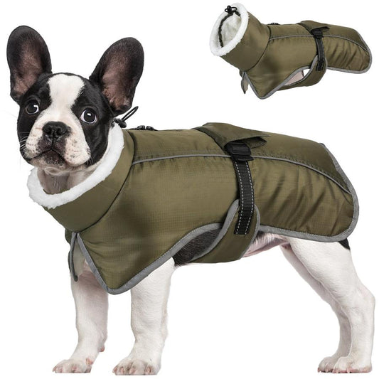JMT-937930 Thick Warm Waterproof Cotton Coat for Dogs - Autumn and Winter Pet Clothing