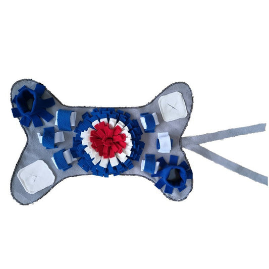 JMT-937994 Pet Dog Sniffing Mat - Colorful Plush Enrichment Toy for Interactive Chewing and Sniffing Activities