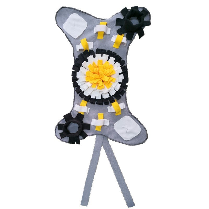 JMT-937994 Pet Dog Sniffing Mat - Colorful Plush Enrichment Toy for Interactive Chewing and Sniffing Activities