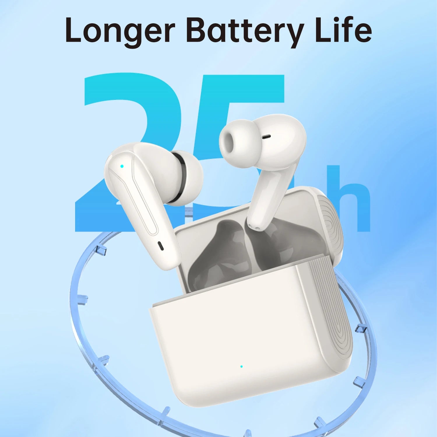 JMT-938186 True Wireless Bluetooth Earbuds with Long Battery Life and Comfortable In-Ear Fit