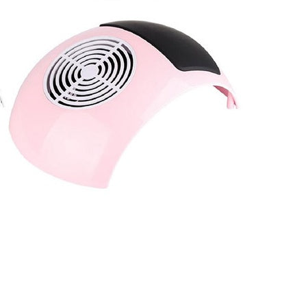 JMT-938314 Japanese Style Nail Vacuum Cleaner – Compact Design in White and Pink, 220V/110V Compatibility