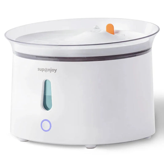 JMT-938378 Automatic Pet Water Fountain with 2.4L Capacity and Recirculating Filter for Dogs and Cats