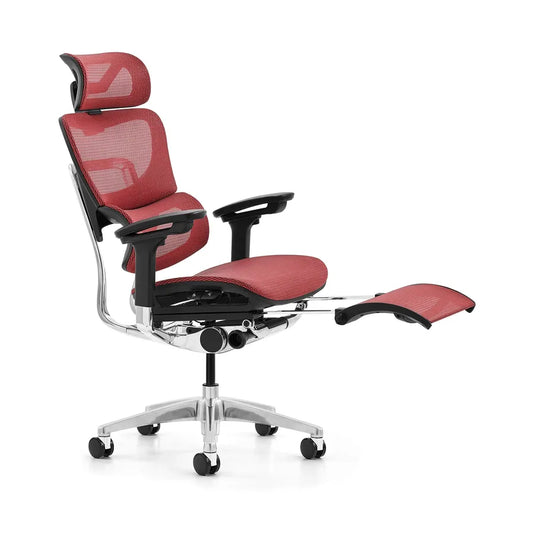 JMT-938762 Ergonomic High Back Office Chair with Adjustable Headrest and Swivel Nylon Mesh Design