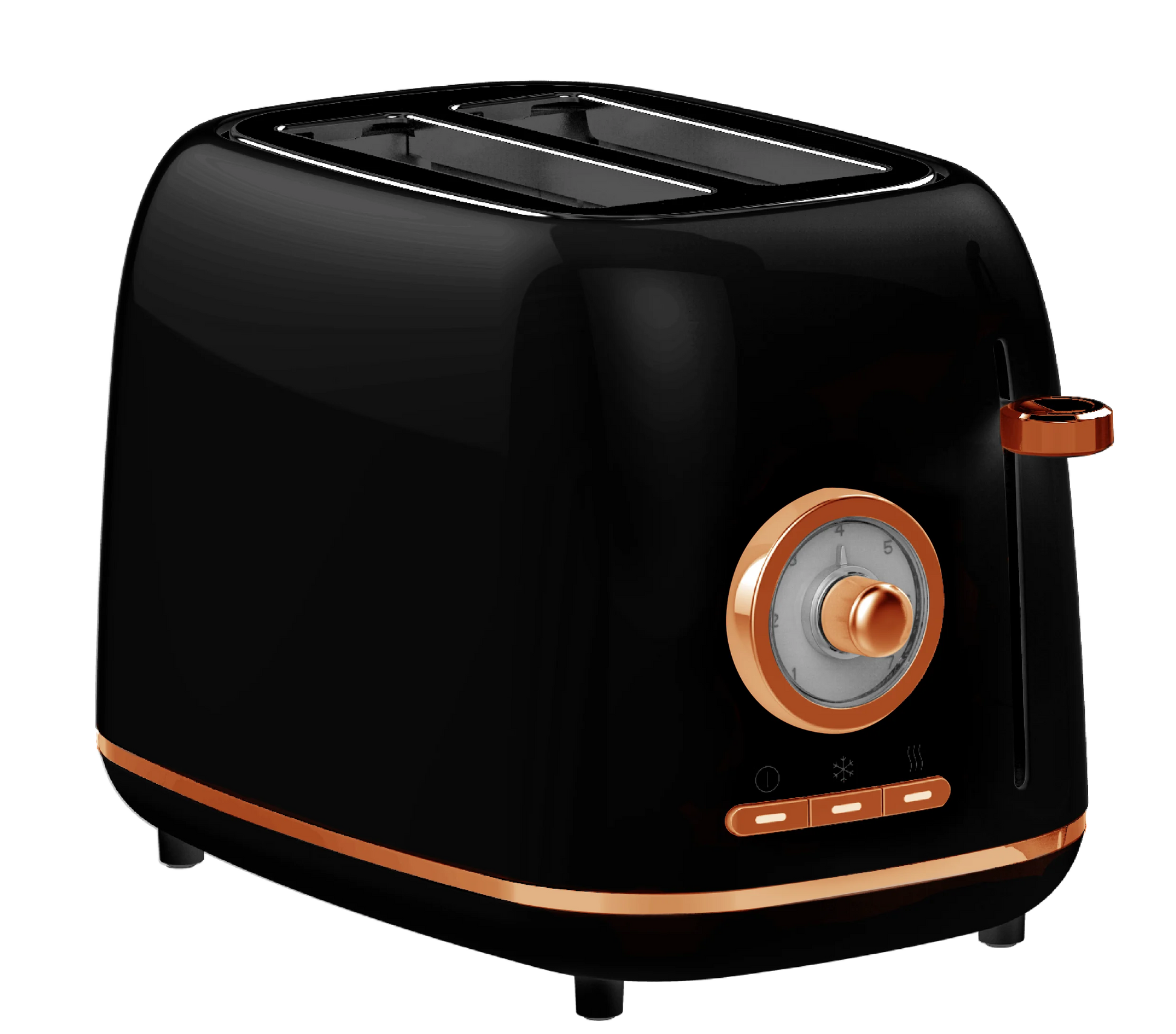 JMT-938826 Purple Retro 2-Slice Electric Bread Toaster with Sandwich Clamps