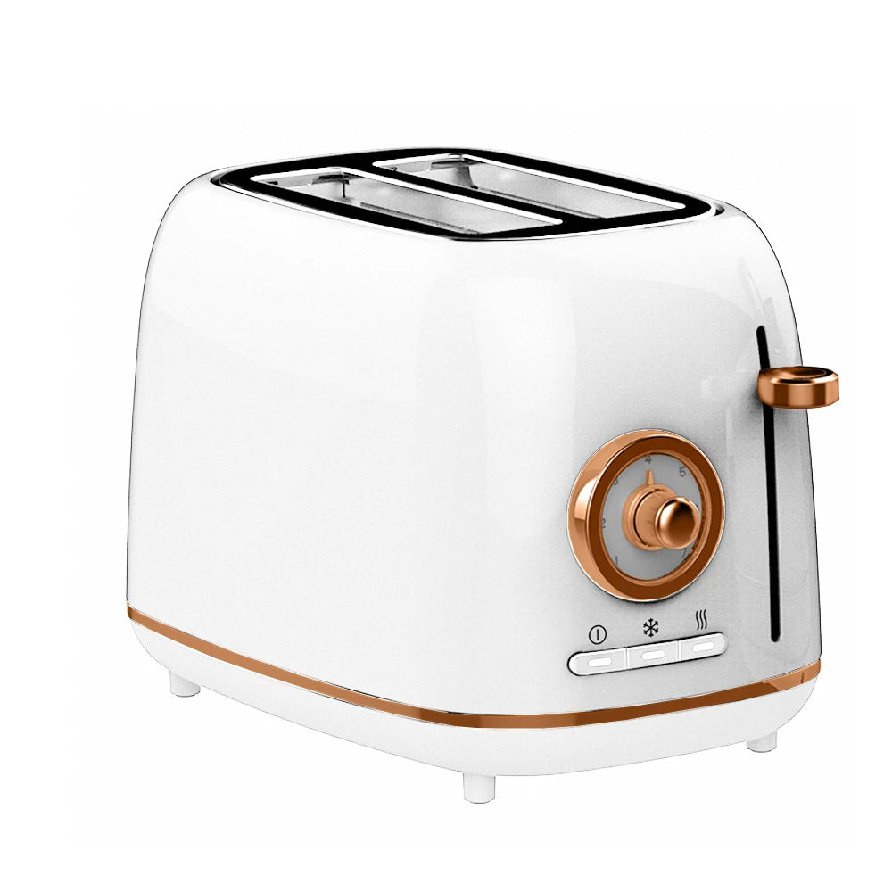JMT-938826 Purple Retro 2-Slice Electric Bread Toaster with Sandwich Clamps