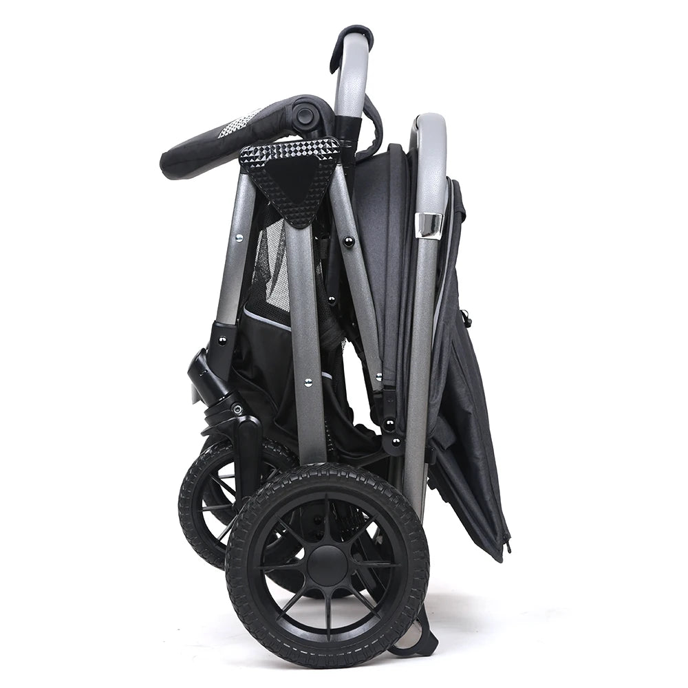 JMT-939018 3 in 1 Reversible Baby Stroller with Foldable Design for Travel and Comfort