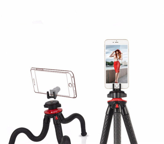 JMT-939018 Portable Octopus Tripod Stand for Selfies and Live Streaming, Compatible with iPhone and Other Devices