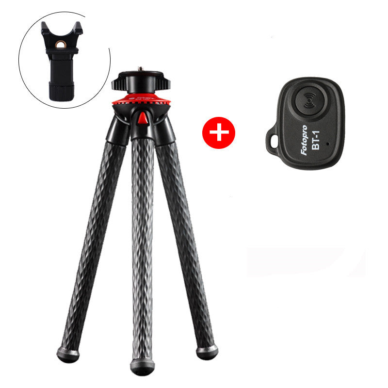 JMT-939018 Portable Octopus Tripod Stand for Selfies and Live Streaming, Compatible with iPhone and Other Devices
