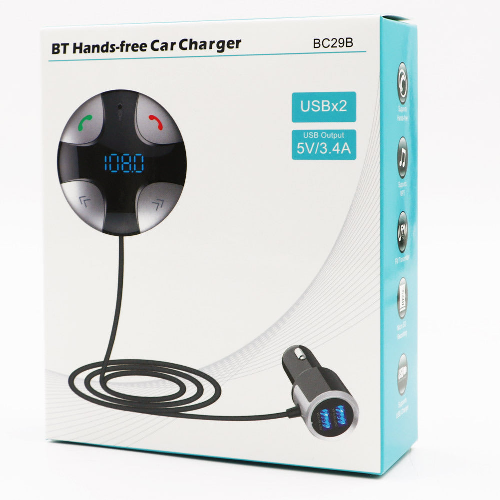 JMT-939338 Compact Car MP3 Player with Monochrome Screen and Cigarette Lighter Power Supply