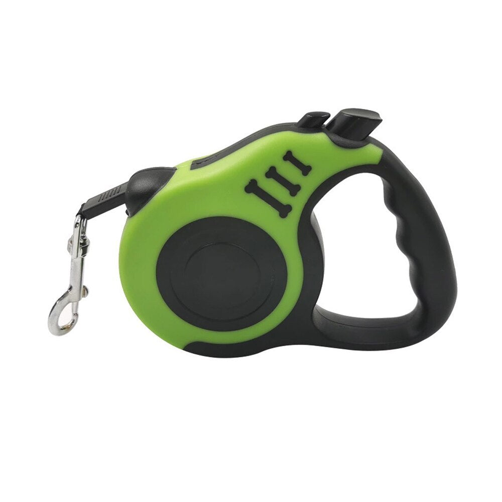 JMT-939658 Durable Automatic Retractable Dog Leash with Tangle-Free Design and Comfortable Handle, 9.8ft or 16.4ft Options
