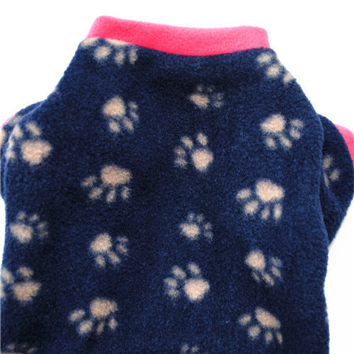 JMT-939786 Cozy Polar Fleece Hoodie for Pets - Autumn & Winter Styles Available in Various Colors and Prints